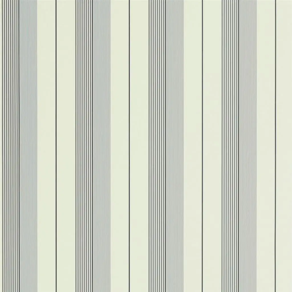 Aiden Stripe - Granite / Cream - Large Sample