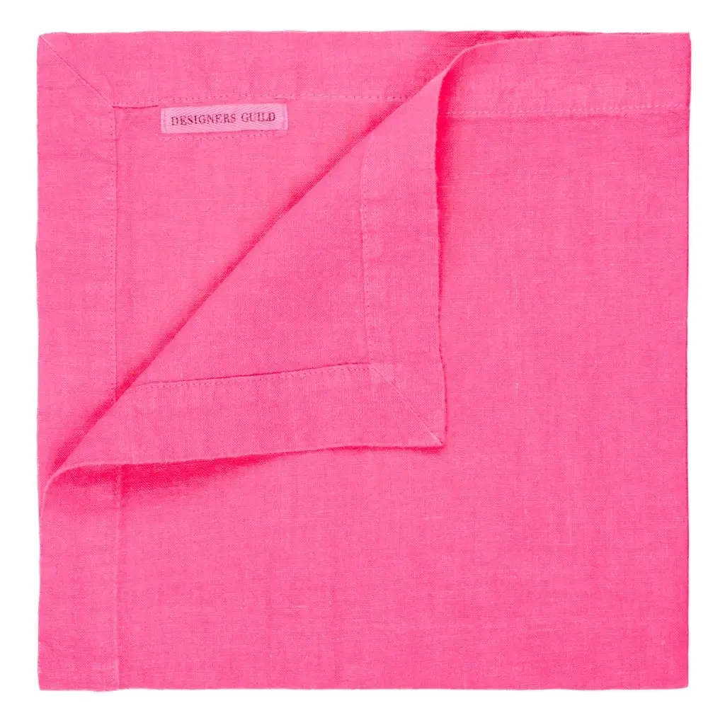 Lario Fuchsia Napkins Set Of 4
