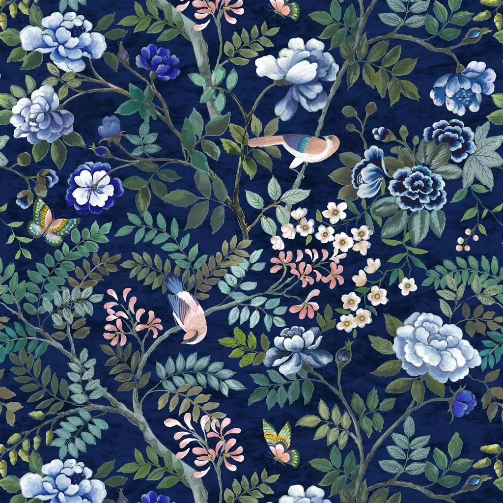 Porcelaine De Chine Velours - Indigo Cutting