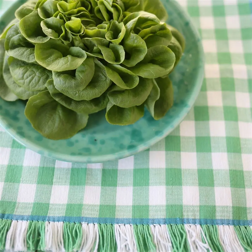 Saliya Emerald Runner, Placemats & Napkins 