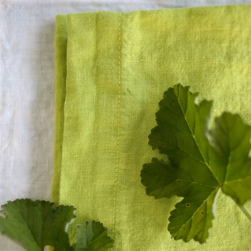 Lario Apple Linen Placemats & Napkins