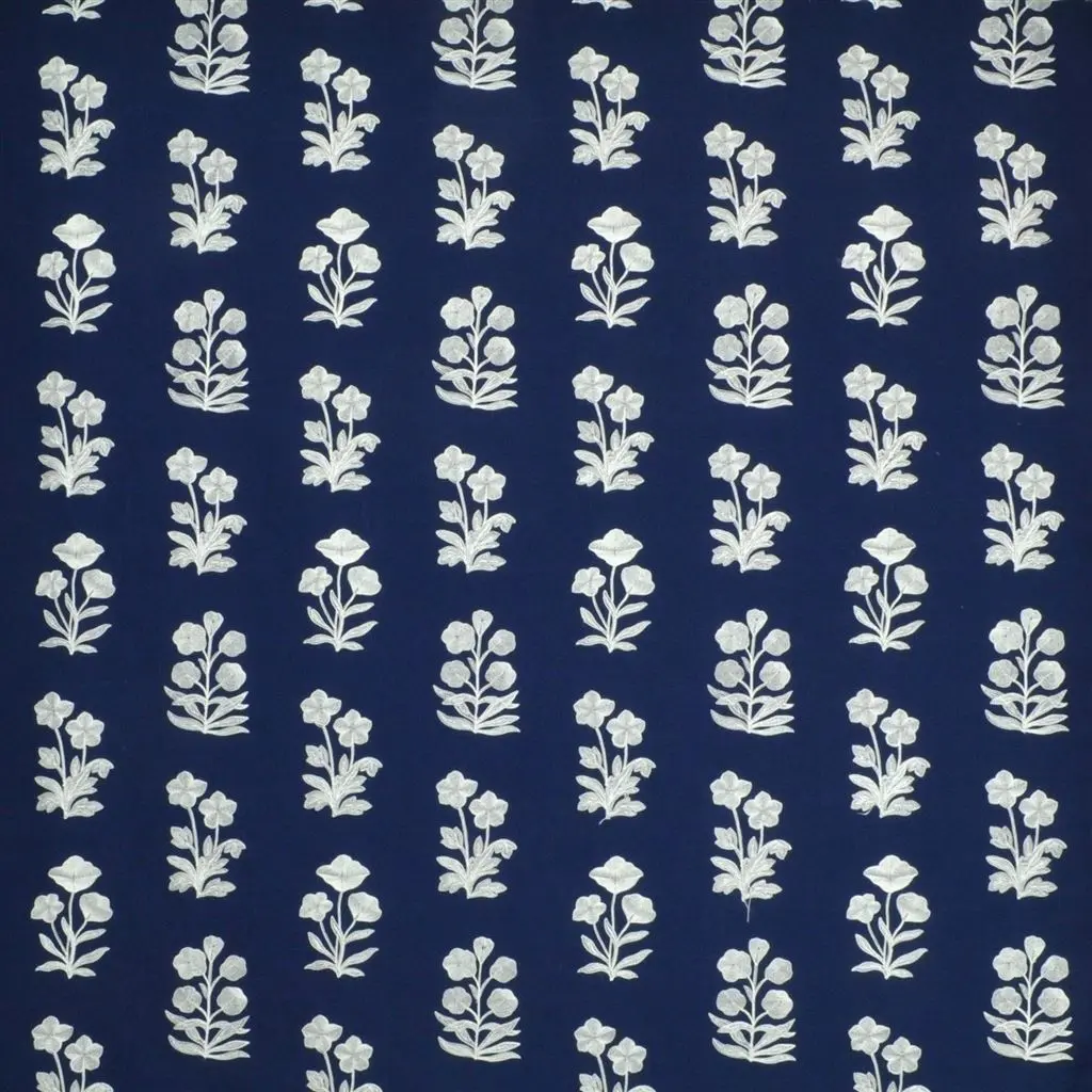 Blue Grotto Embroidery - Royal Blue Cutting