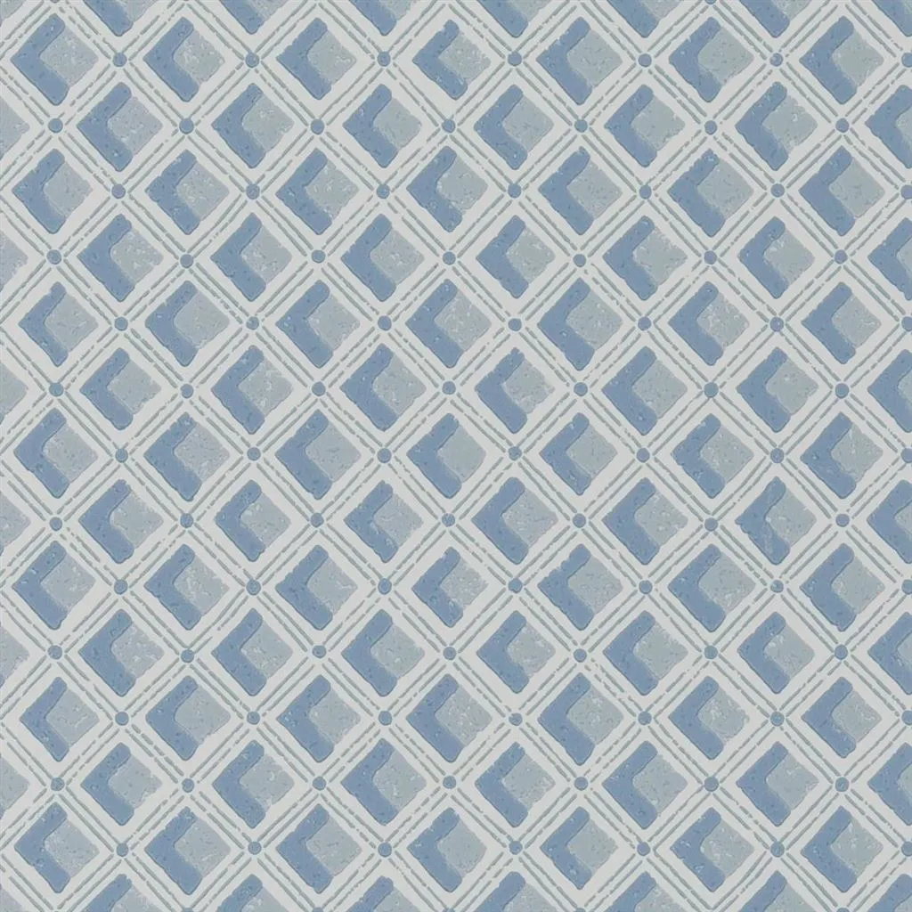 amsee geometric slate blue