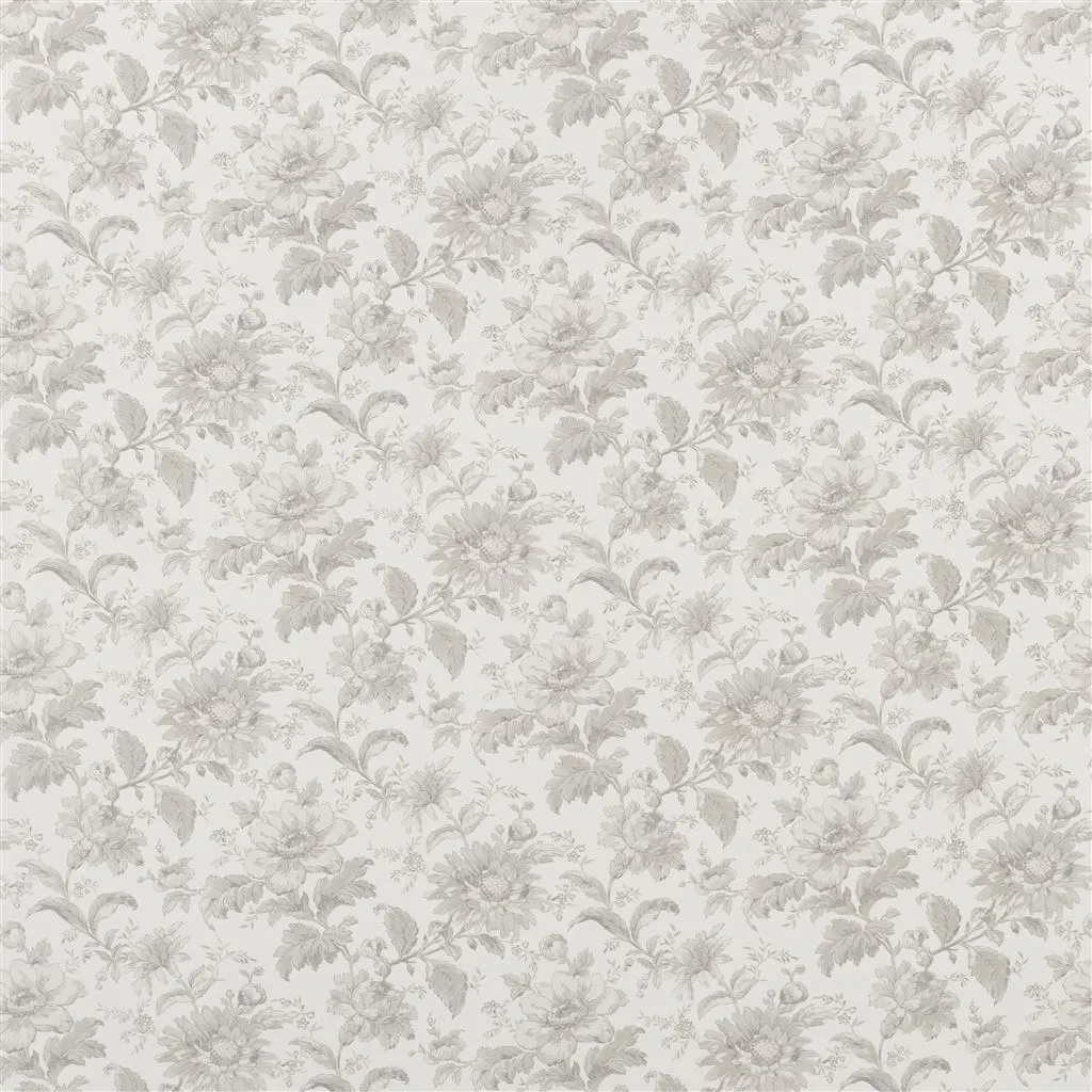 English Garden Floral Birch Fabric | English Heritage