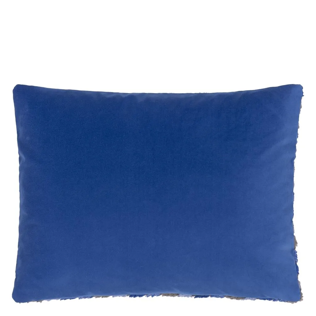 Blengdale - Cobalt - Cushion - 60x45cm - Reverse