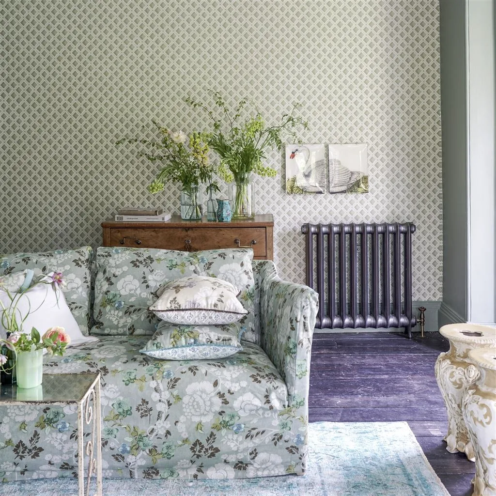 Eagle House Damask Seagrass