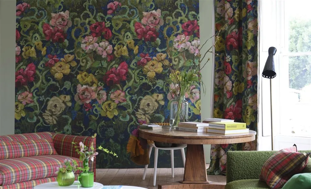 Tapestry Flower Wallpaper Panels