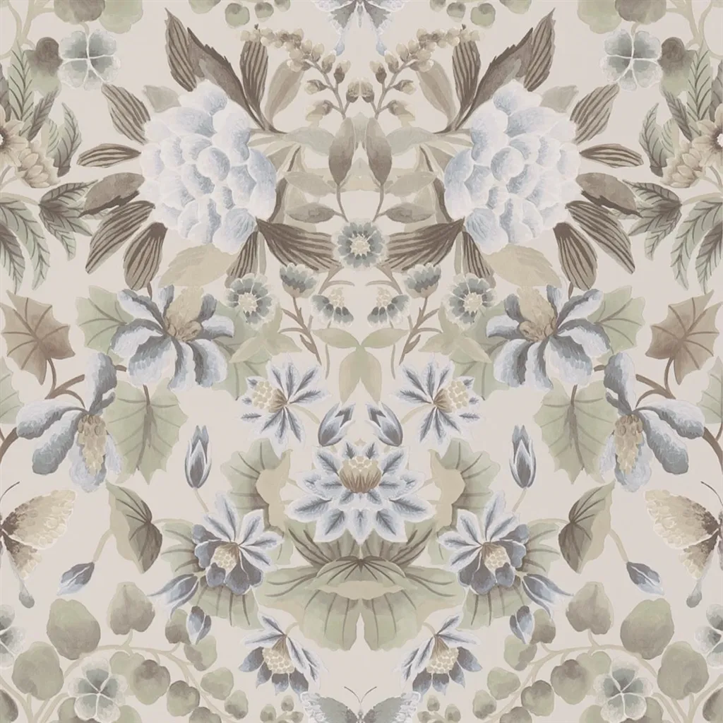 ikebana damask eau de nil