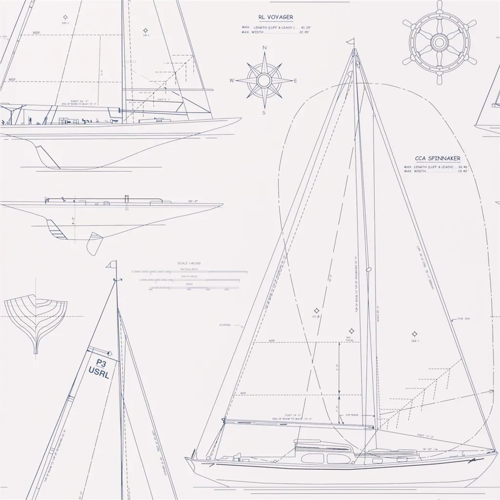 chesapeake boats navy on white