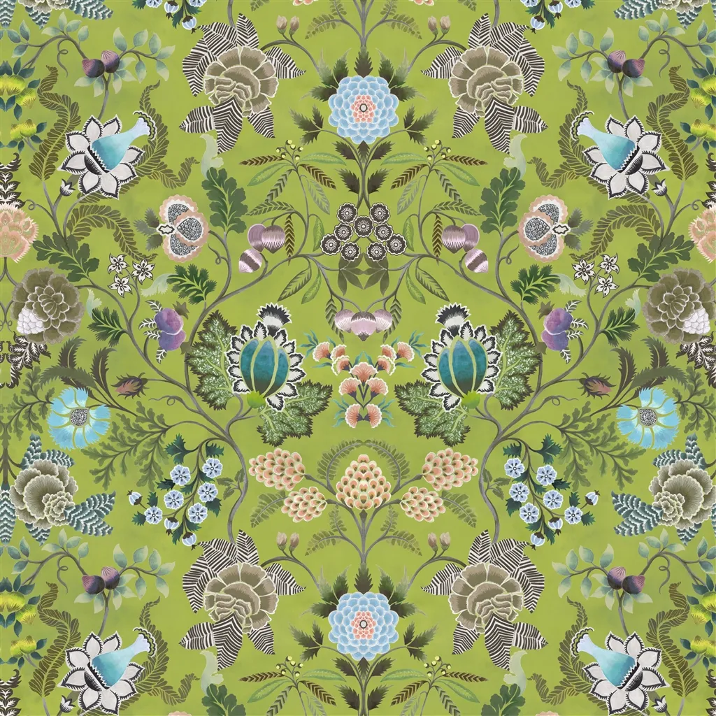 brocart decoratif - moss