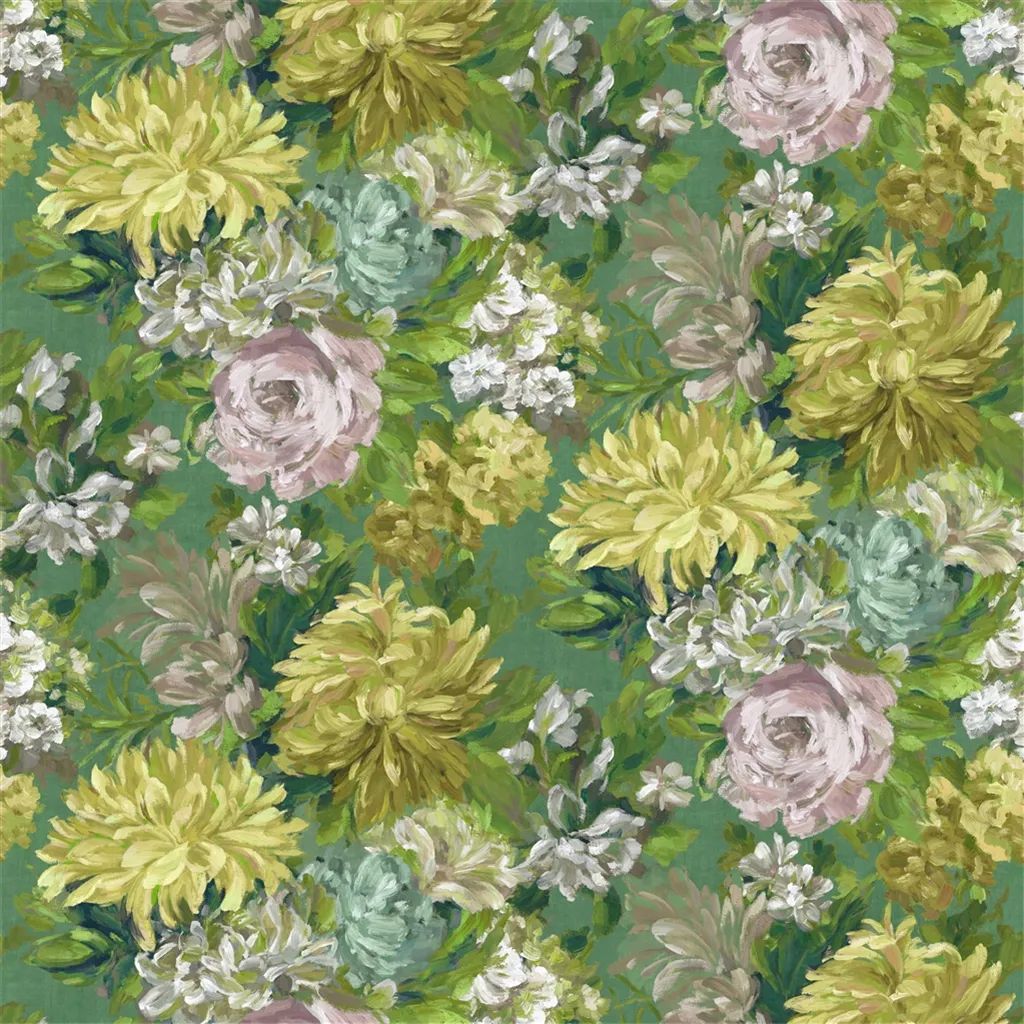 fleur d artistes - vintage green