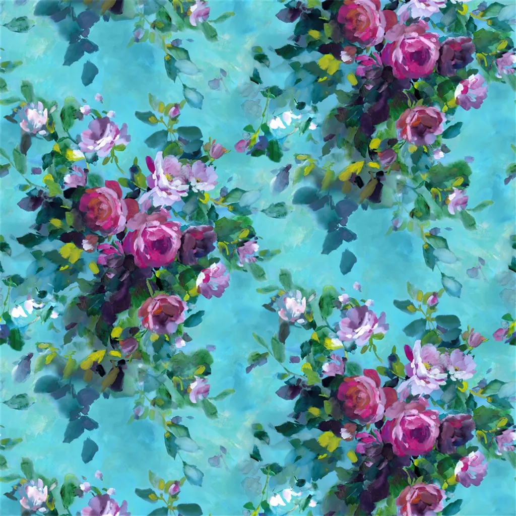 bouquet de roses - turquoise