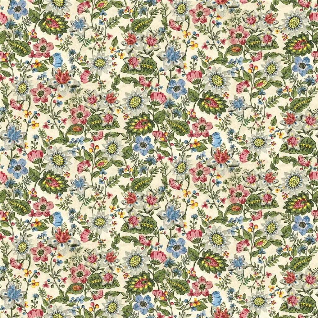 folk flower - parchment
