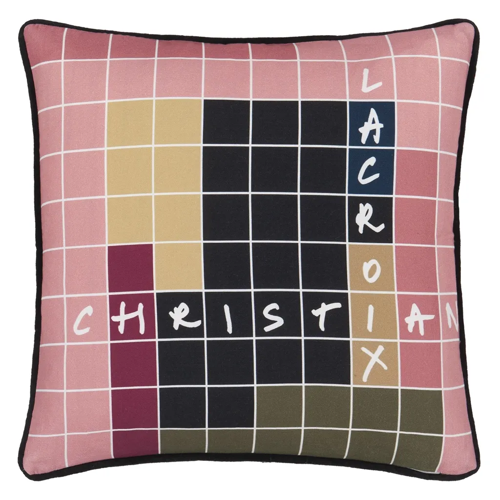 Reve de Papier Jais Cushion - Reverse