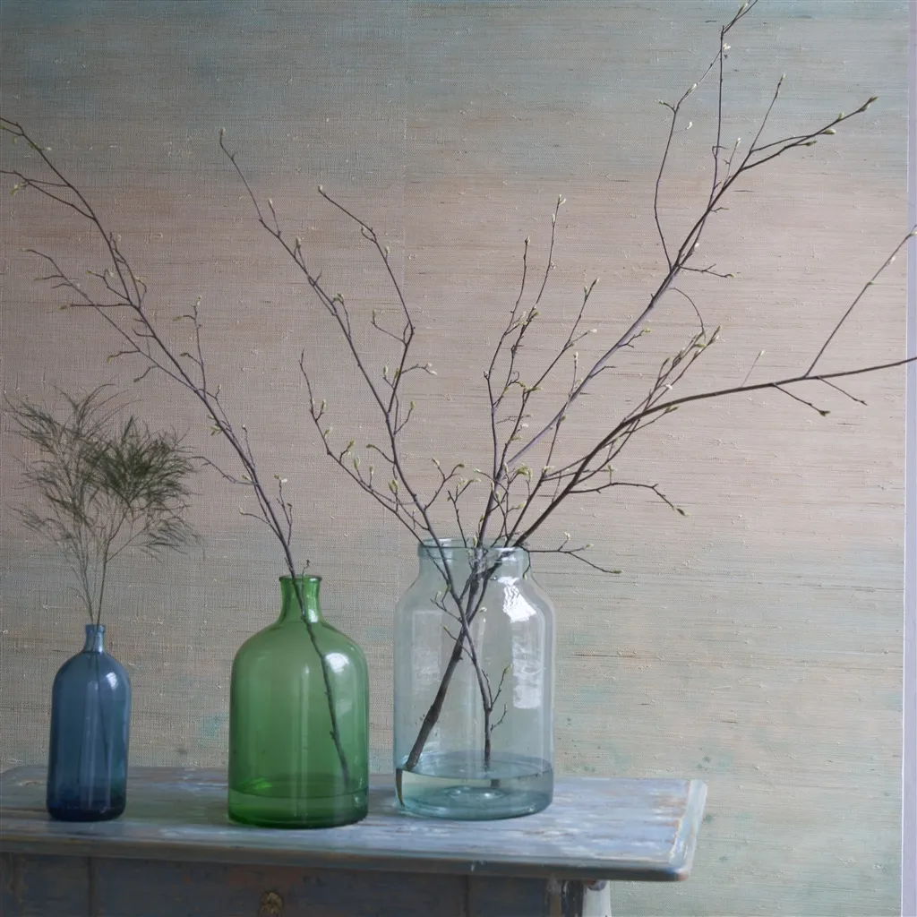 Scene Aquarelle Grasscloth Elm