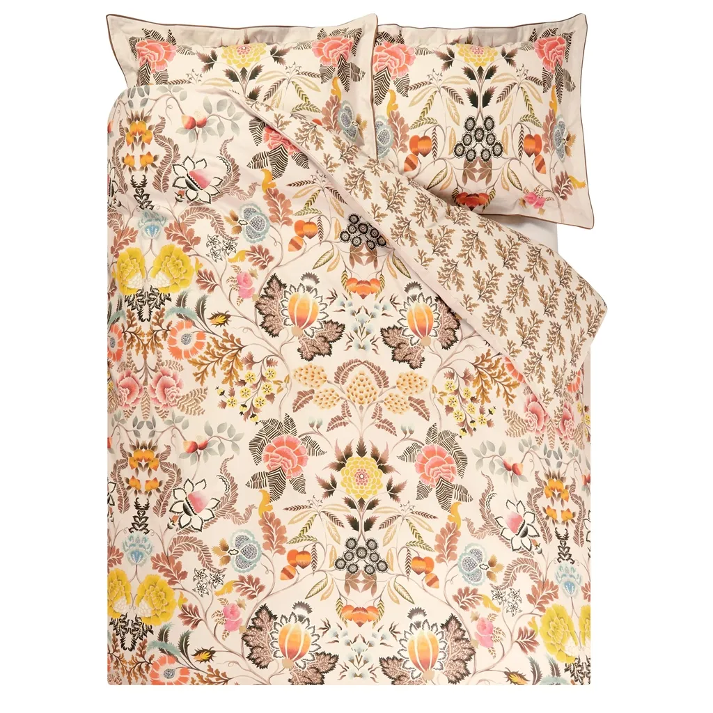 Brocart Decoratif Sepia Double Duvet Cover