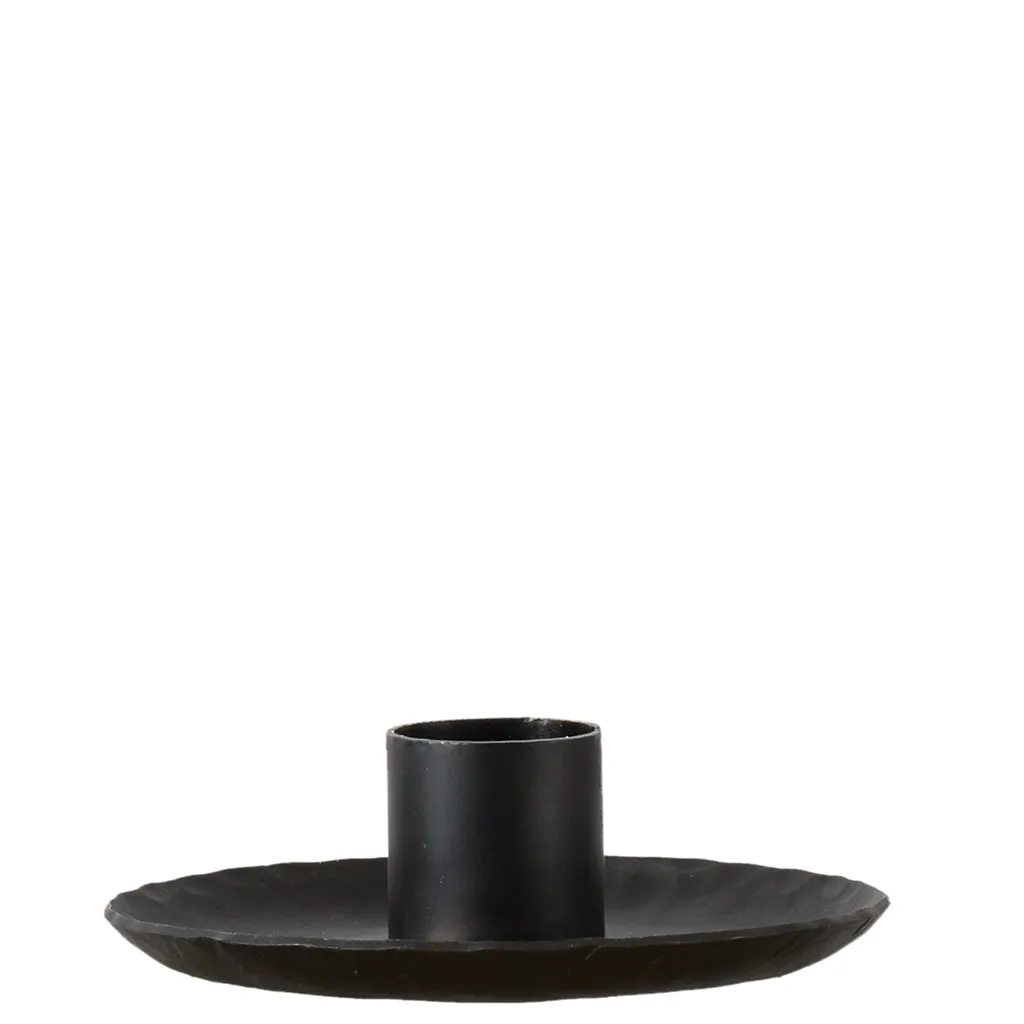 Designers Guild Small Black Thor Candle Holder