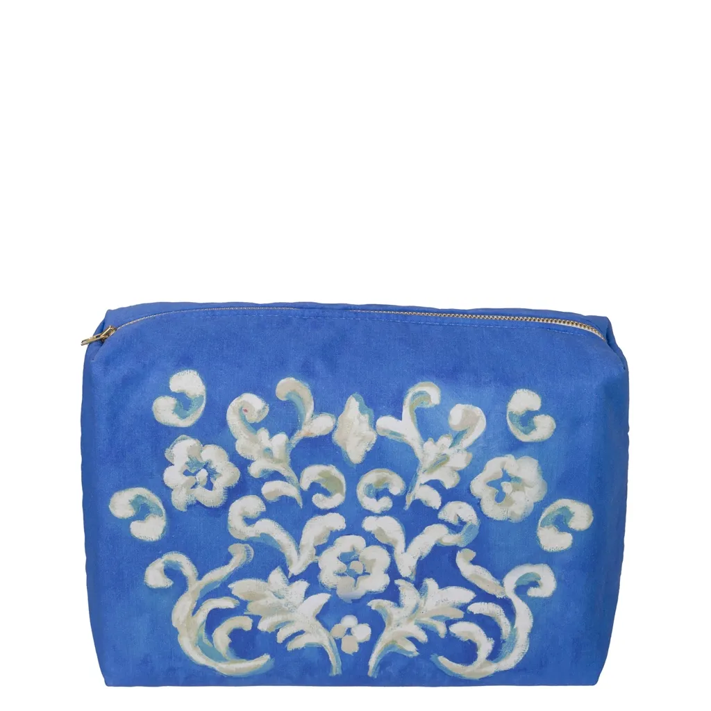 isolotto cobalt medium washbag