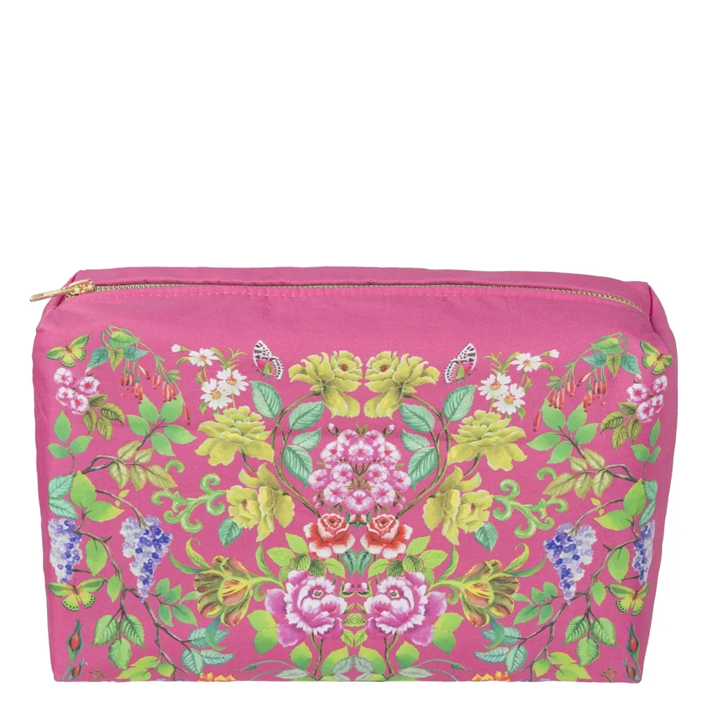 eleonora fuchsia large washbag