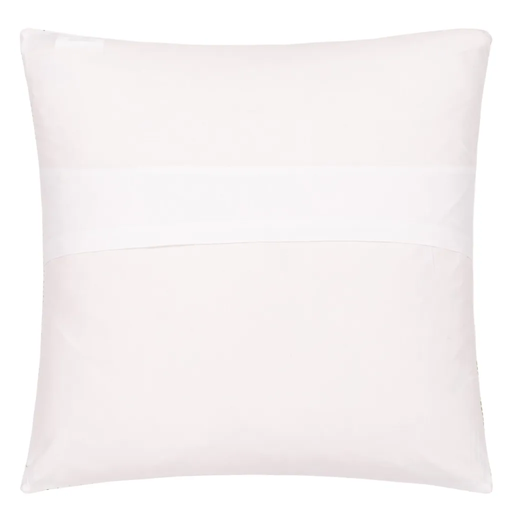 Emerald Stitched Cushion - Reverse