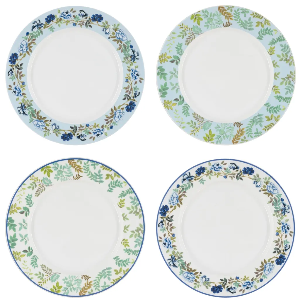 CERDG0121 Porcelaine de Chine set of 4 Dinner Plates