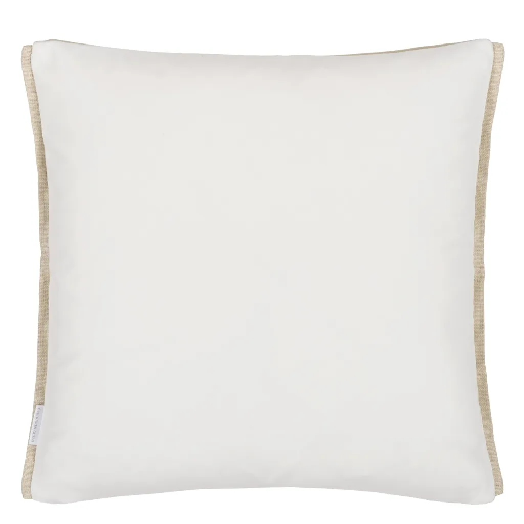 Varese Linen & Chalk Cushion - Reverse