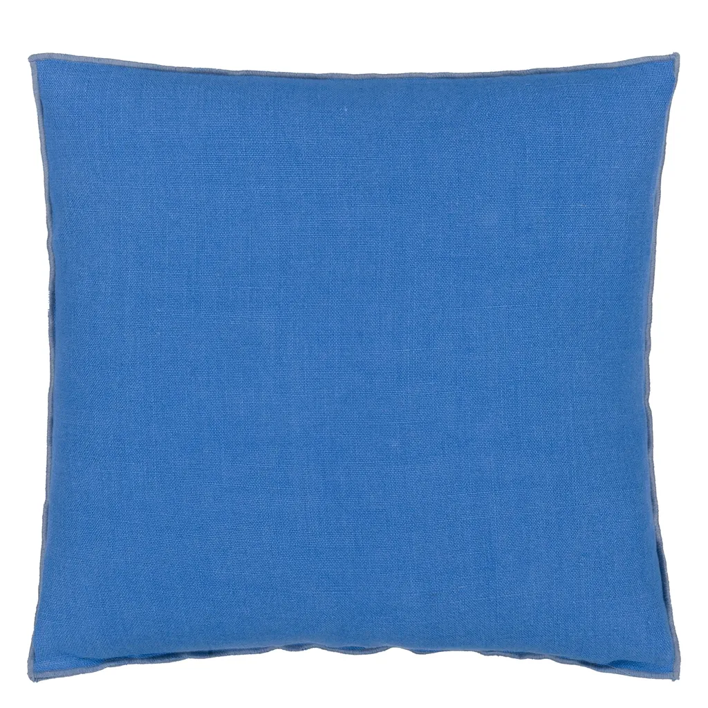 Brera Lino Cornflower & Lapis Cushion