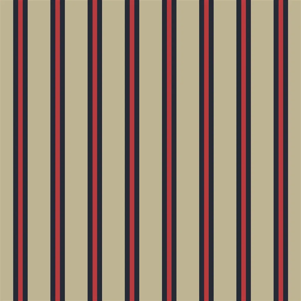Cricket Stripe Red