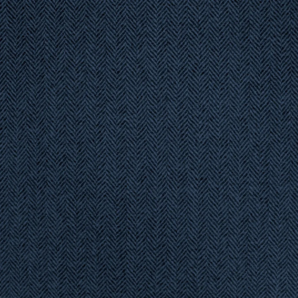 Geffrye Herringbone - Midnight Cutting