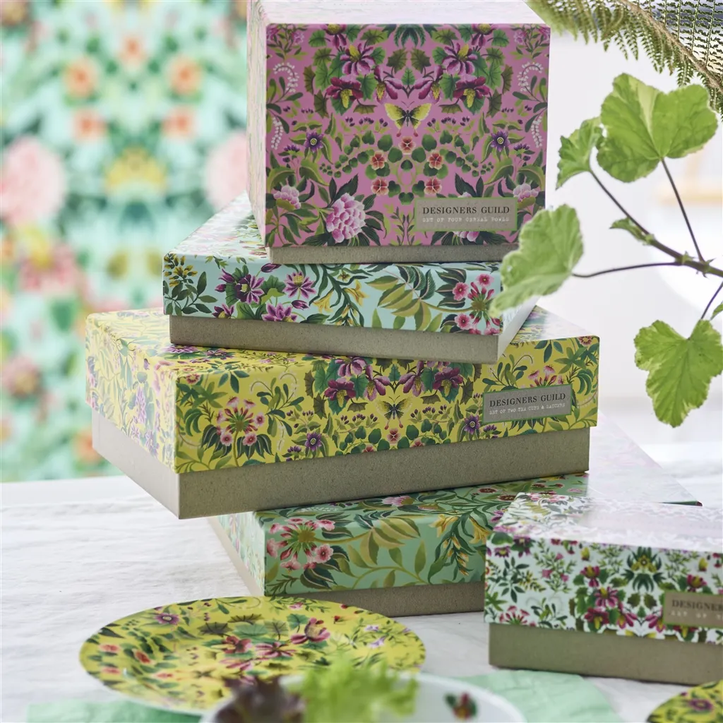 Assiettes Ikebana Damask