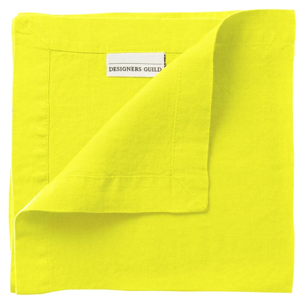 Lario Lemon Napkins - Set of 4