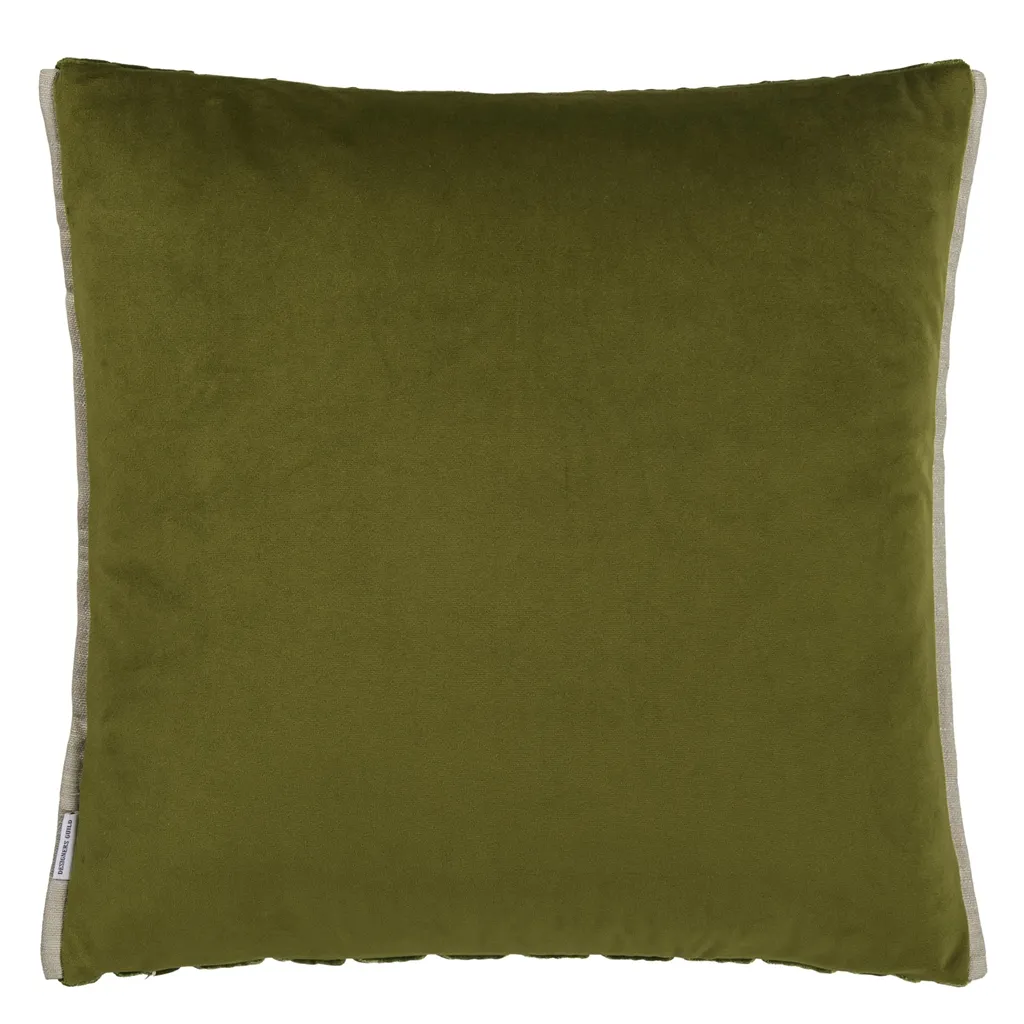 Marquise Fern Cushion - Reverse