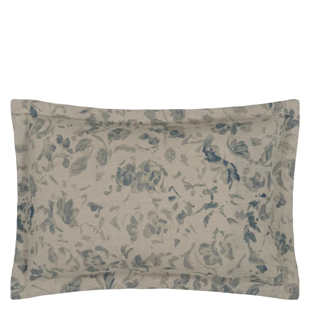Hirigana Indigo Pack of 2 Pillowcase - Reverse