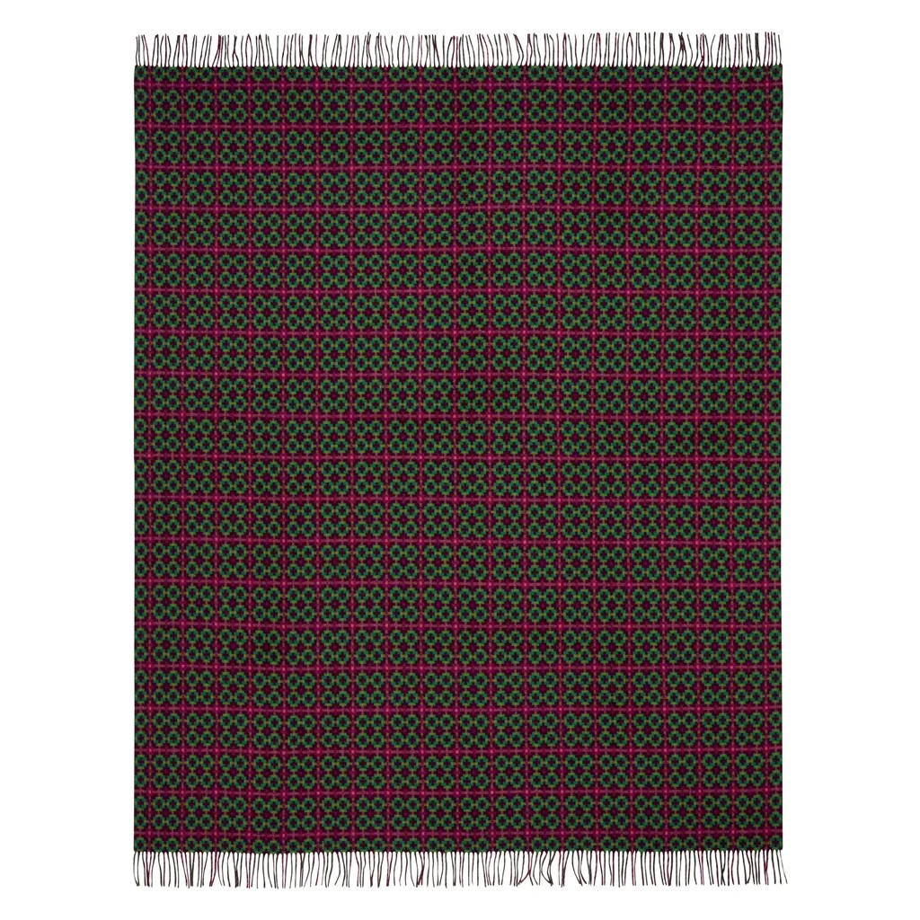 Pembroke Magenta Throw