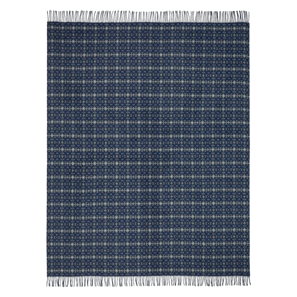 Pembroke Cobalt Throw