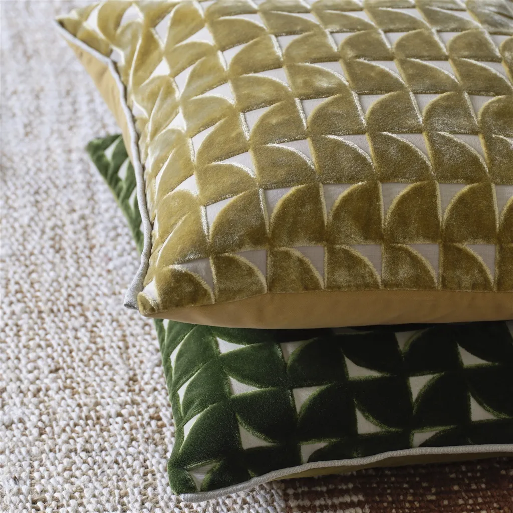 Marquise Fern Velvet Cushion