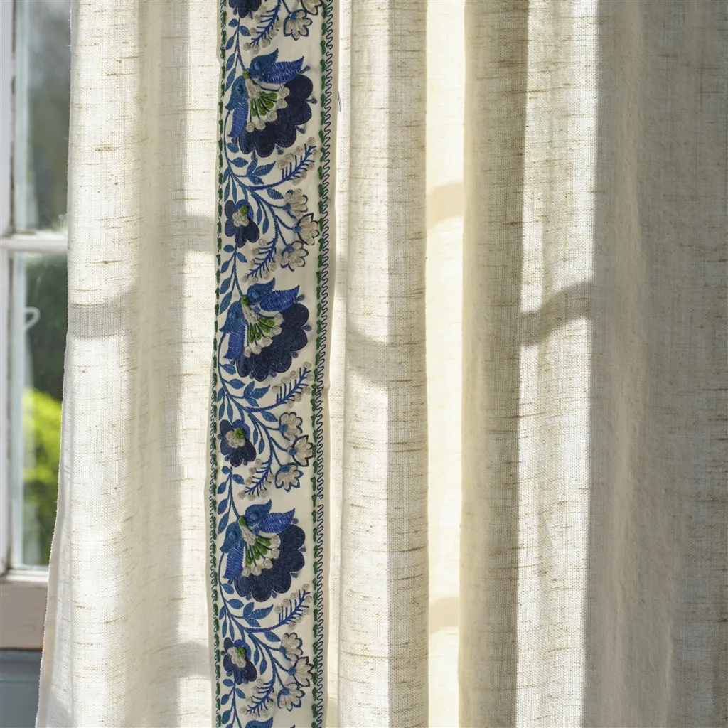 Enamel Flower Indigo
