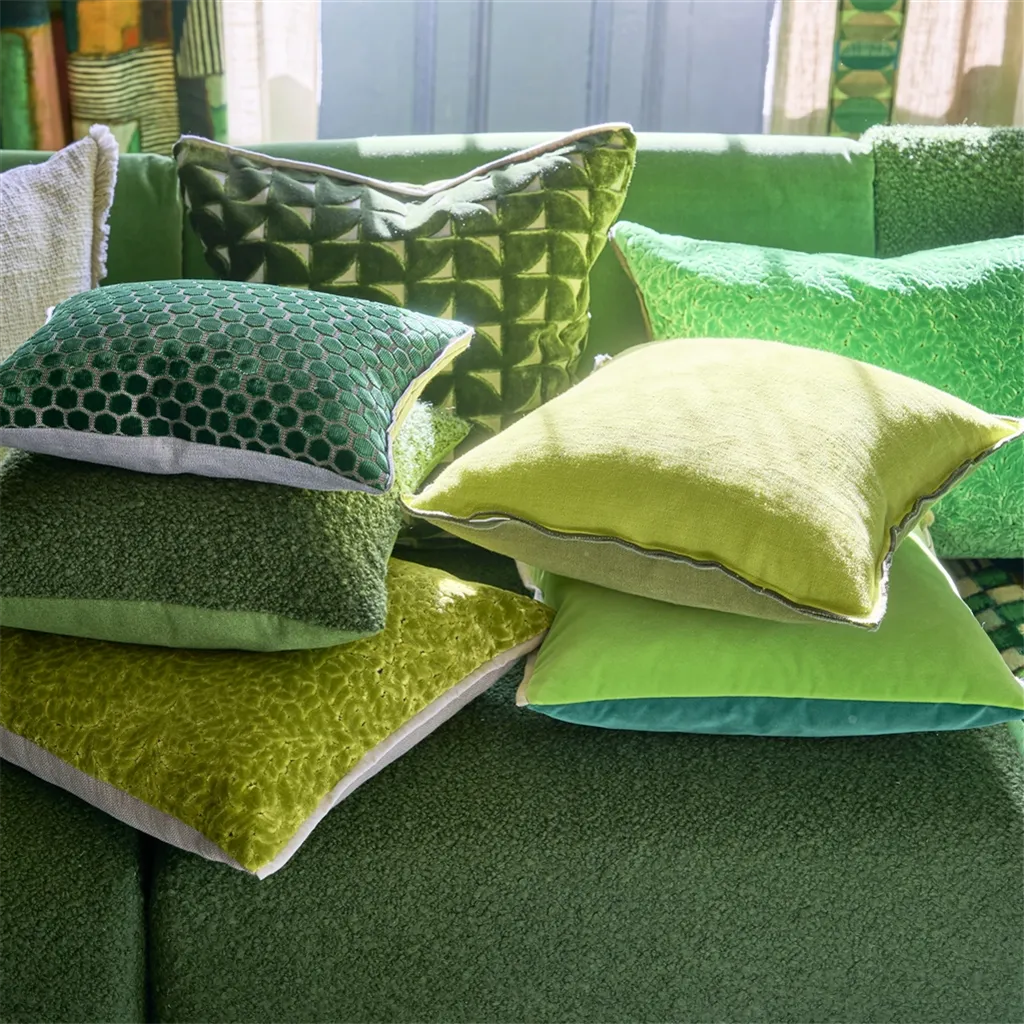 Marquise Fern Velvet Cushion