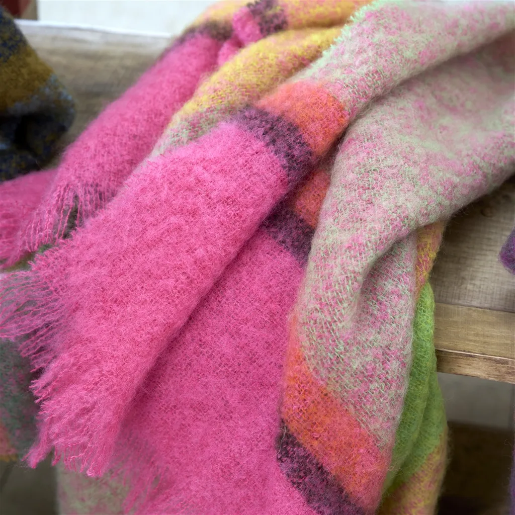 Plaid Mikome Fuchsia 