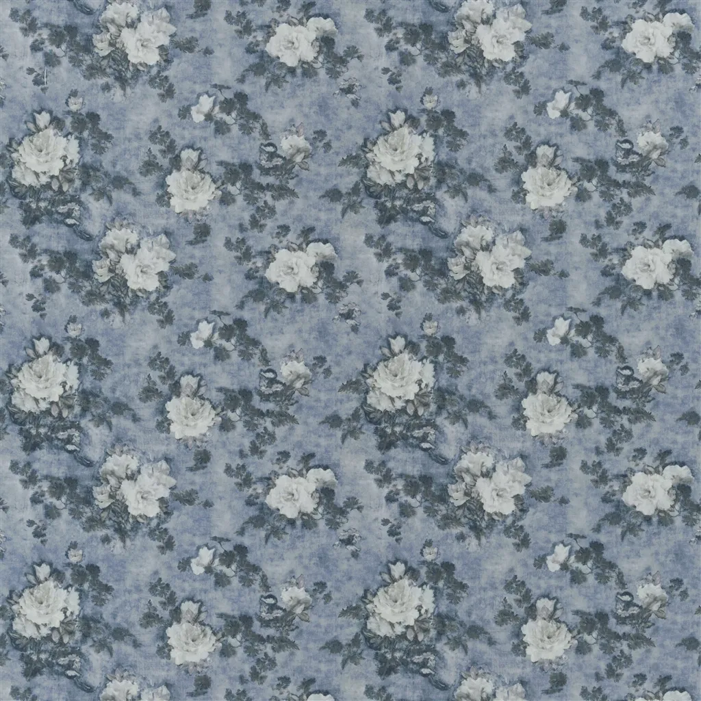 Impasto Floral - Denim
