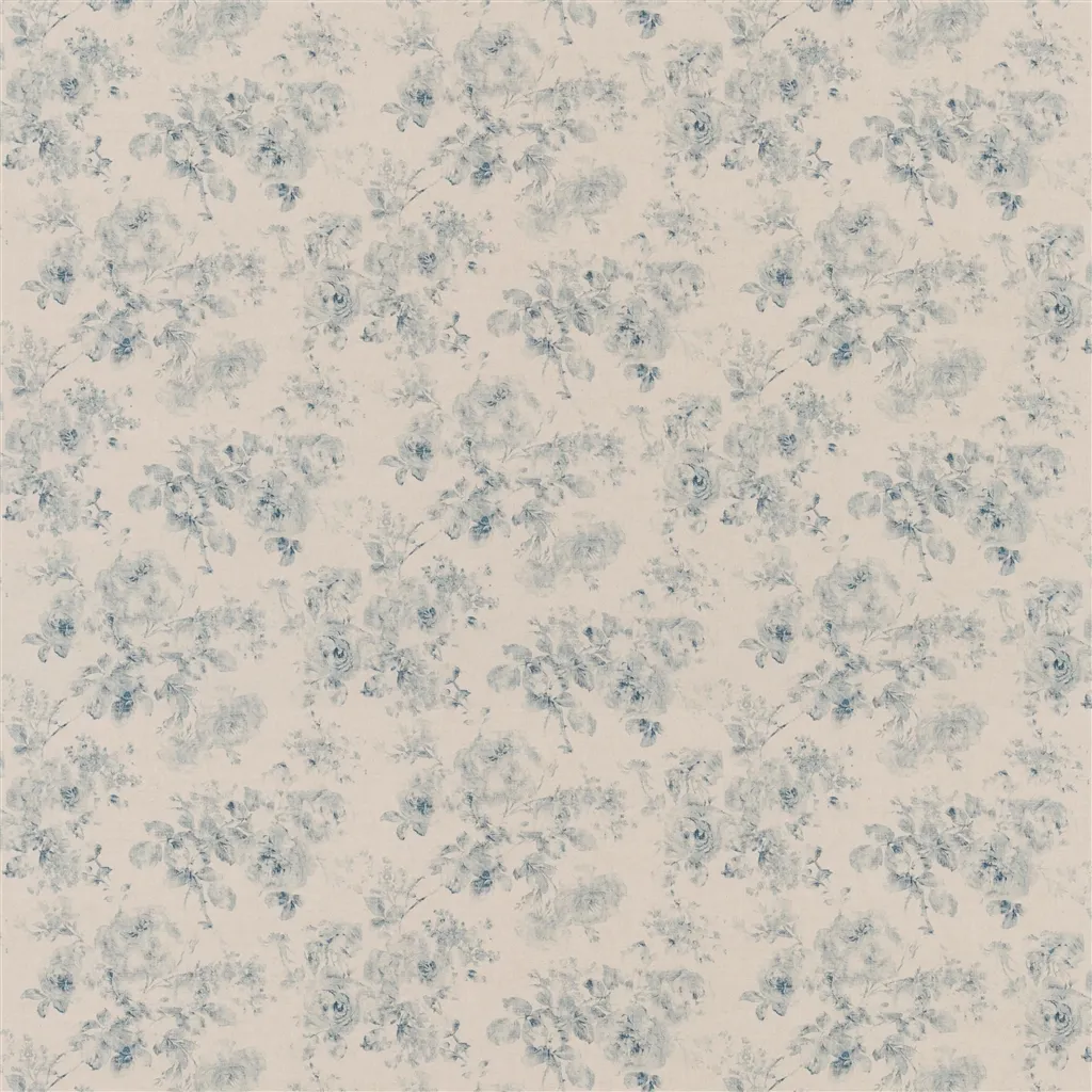 Leonor Weathered Floral Pale Blue