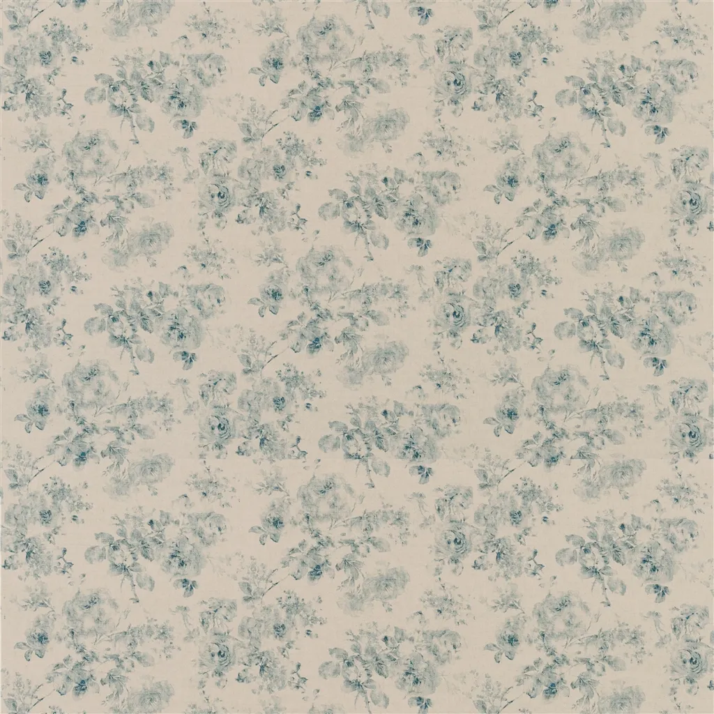 Leonor Weathered Floral Vintage Blue