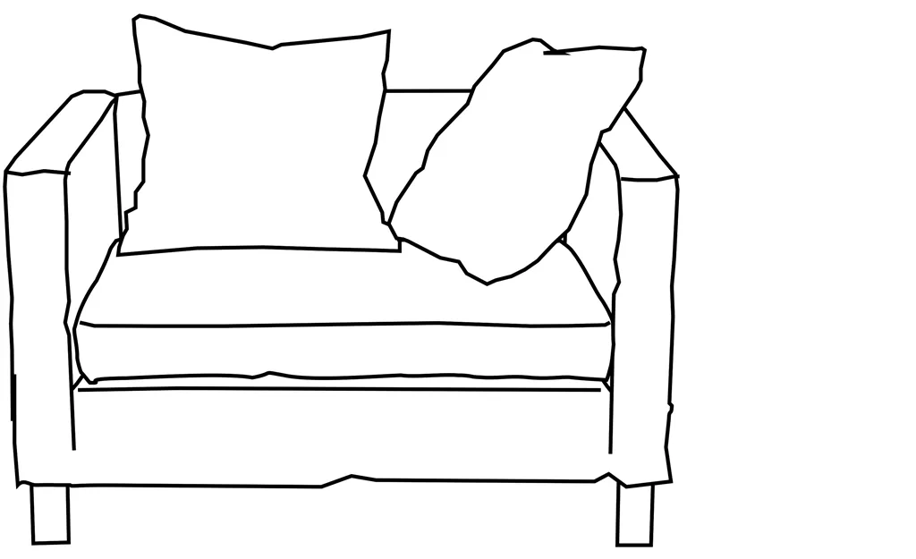 Fauteuil Quadro Large – Housse Flottante