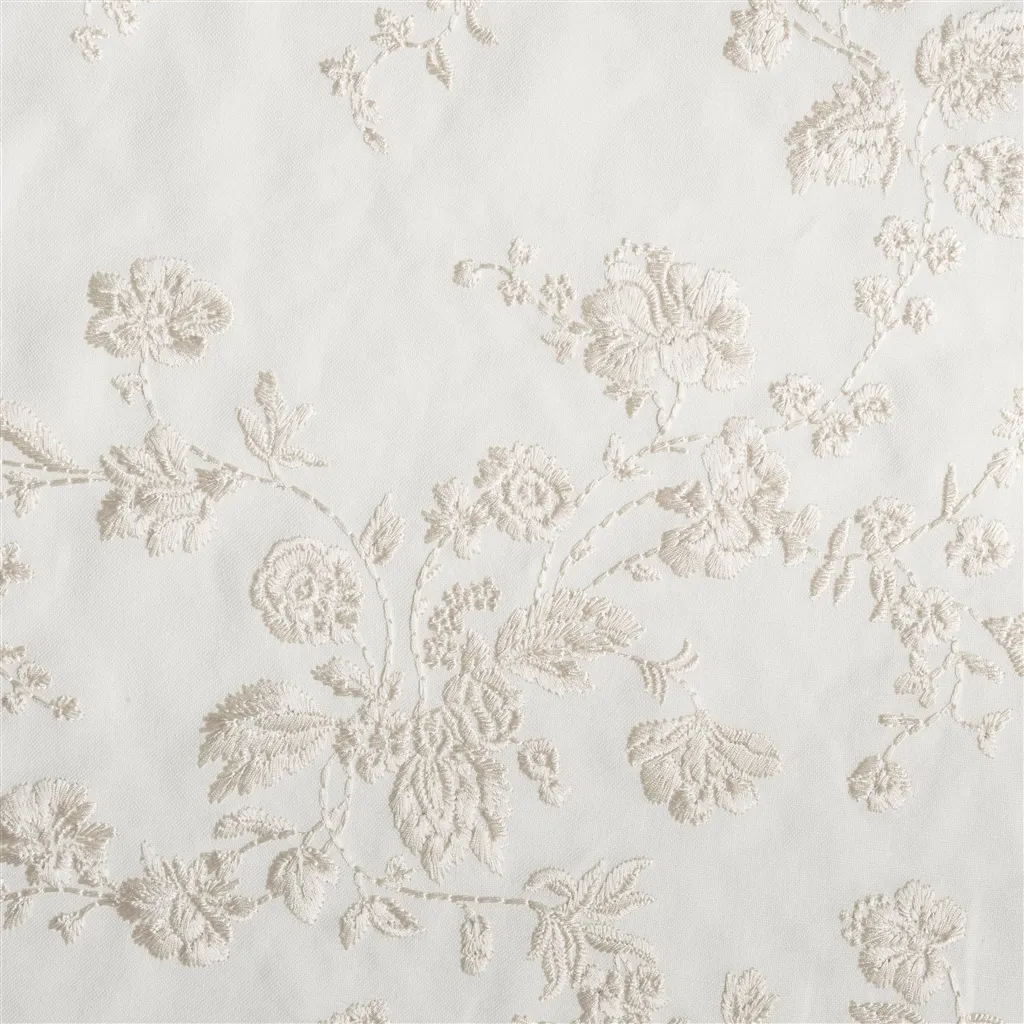 Ambleside Embroidery White