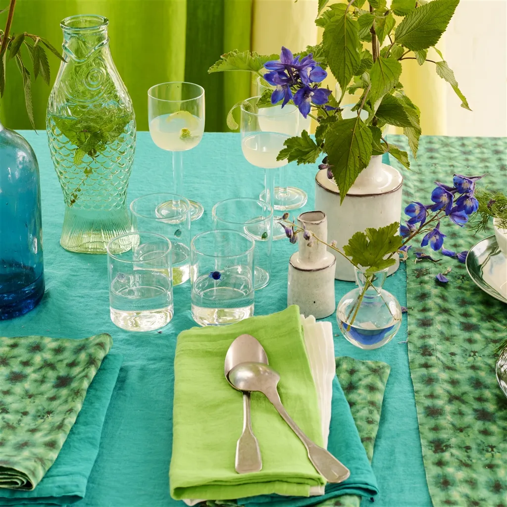 Green Glass Fish Carafe
