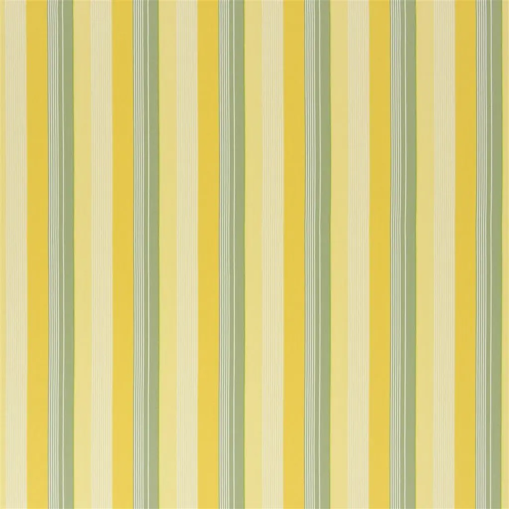Greenport Stripe - Yellow/green Cutting