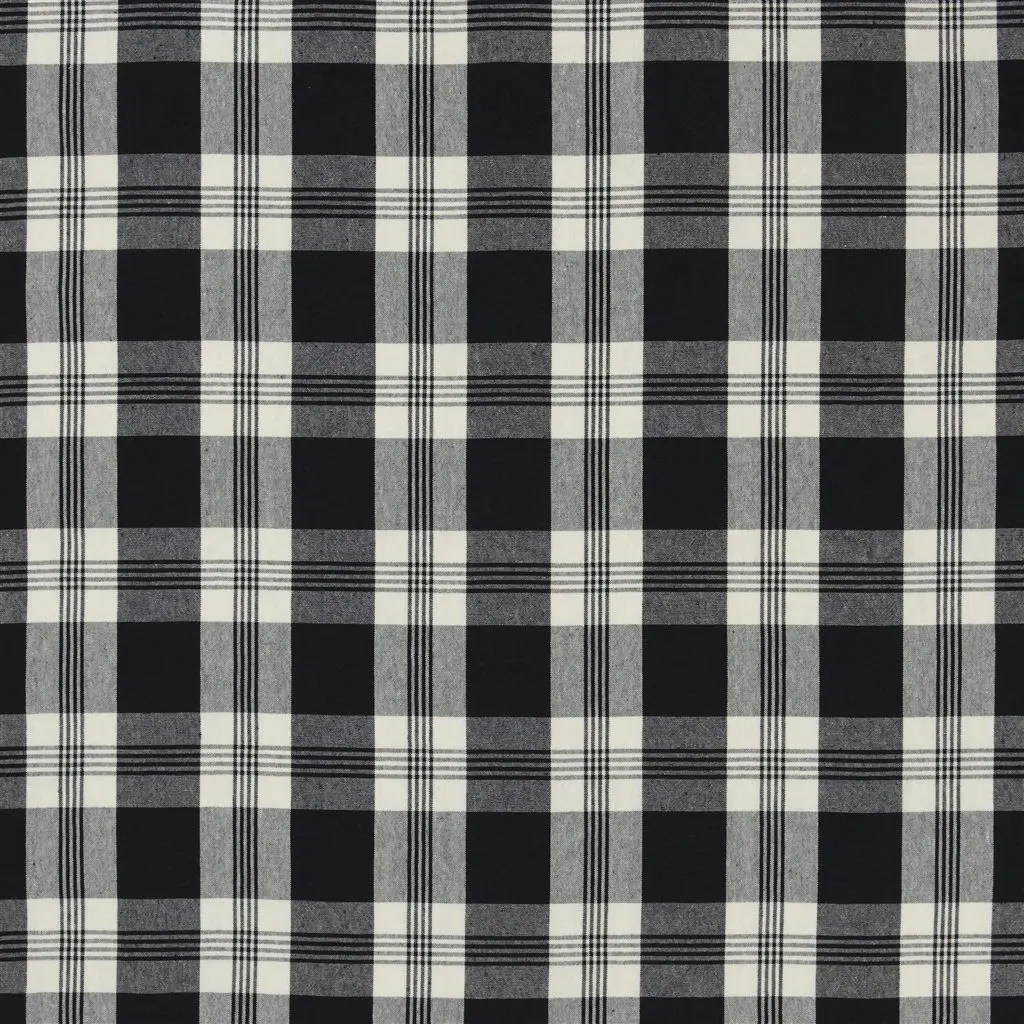 Mill Pond Check - Black/cream Cutting