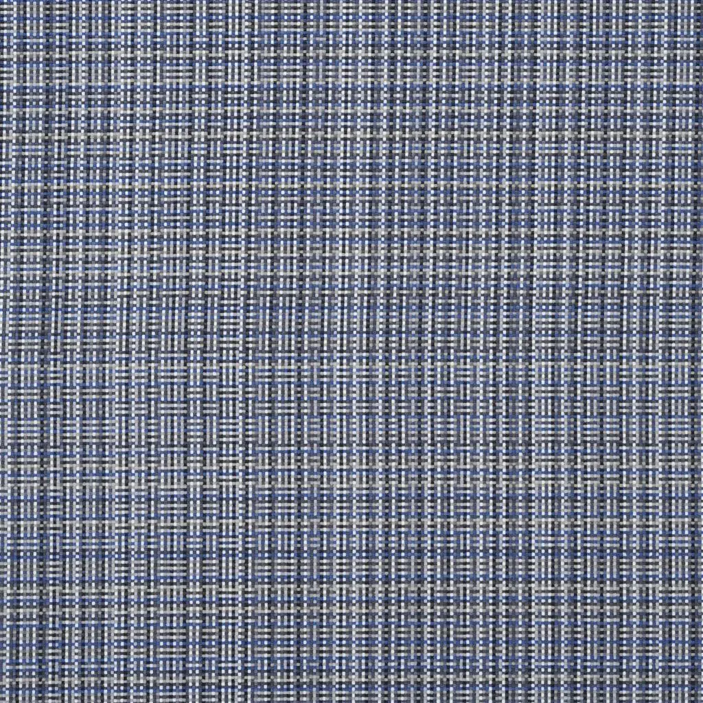 tattersall - cobalt fabric