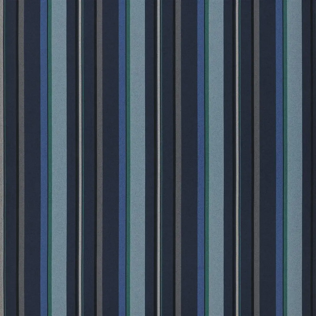 webbing stripe - indigo fabric