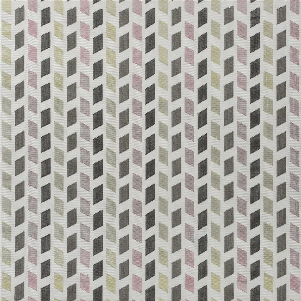 quadri - mulberry fabric